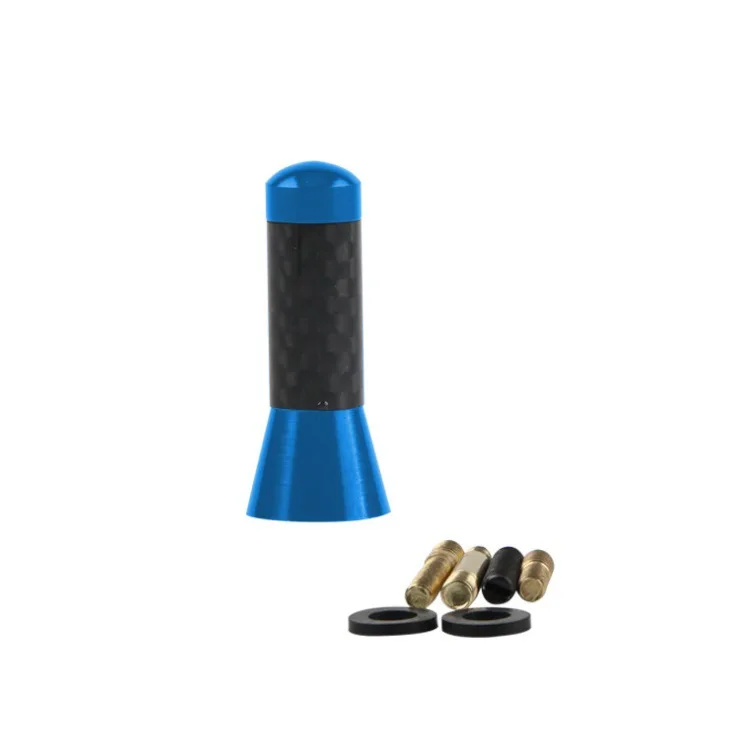 Car Exterior Part 3.5CM Universal Carbon Fiber Automobile Voiture Antenne Roof Radio Aerial Short Mast Signal Antenna