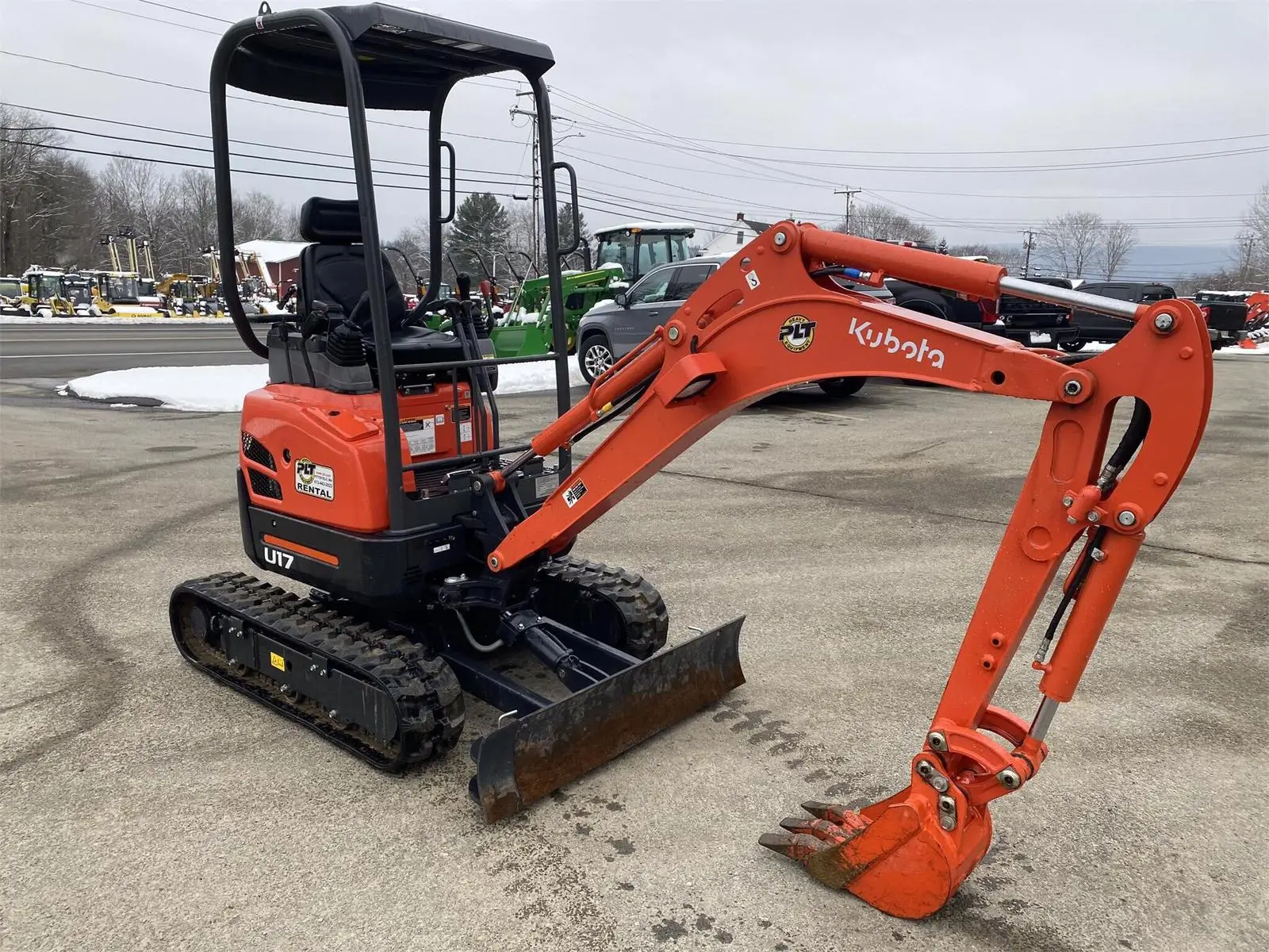 Мини-экскаватор 2023 Kubota U17 7 тонн колесное строительное оборудование гидравлическая коробка передач насос двигатель ведро распродажа