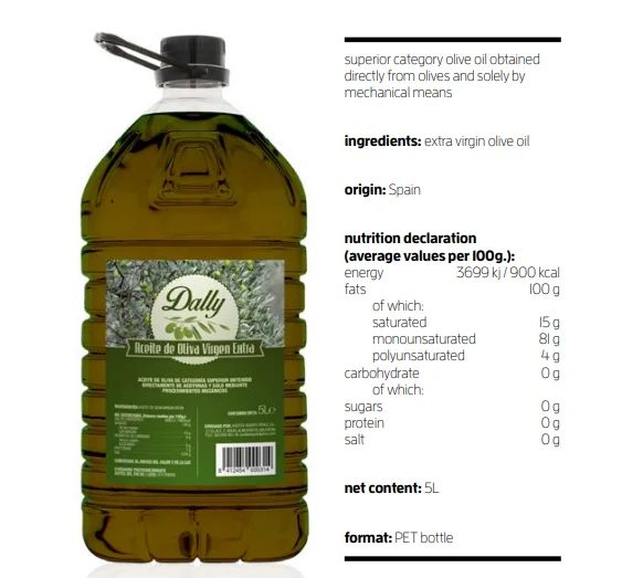strong cold pressed extra virgin olive oil with new brand for cooking and dressing