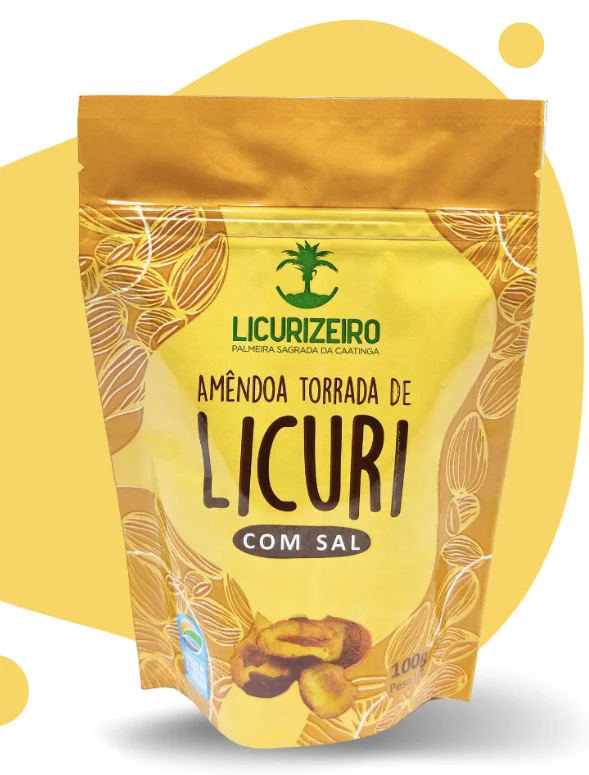 Roasted and Salted Licuri Almonds 100g