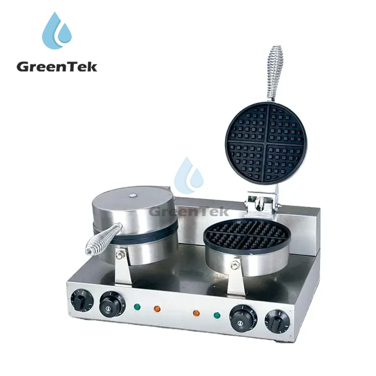 Commercial Ice Cream Waffle Cone Maker/ Bubble Waffle Maker Professional Waffle Machine Snack Machines