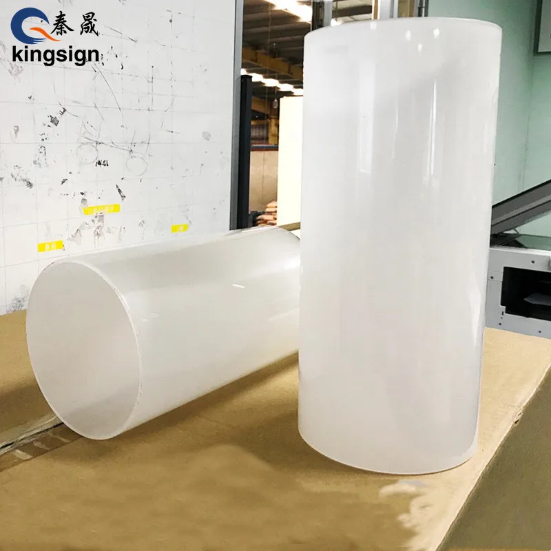 Kingsign excellent price diffuse acrylic tubes frosted acrylic tubes