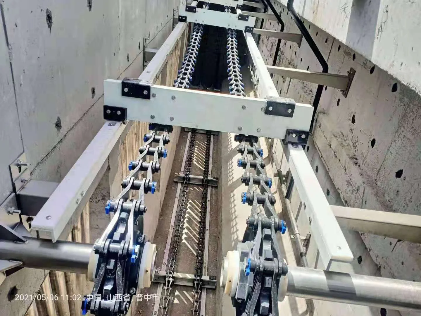 Non-metallic mud scraper air flotation pool chainNon-metallic mud scraper air flotation pool chain production factory