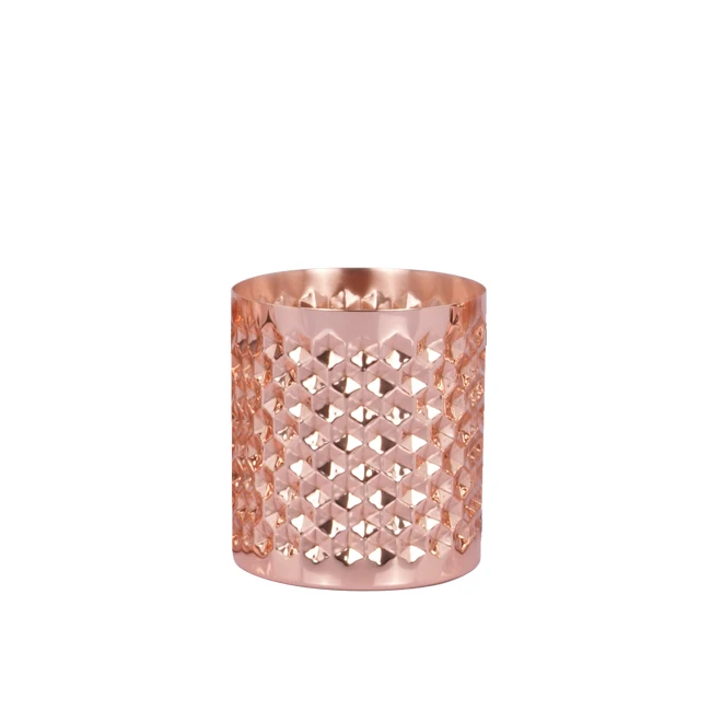 100% Pure Copper Tumbler Cups Eco-Friendly Stainless Metal Glass Mugs for Kitchen & Tabletop Customizable for Sale