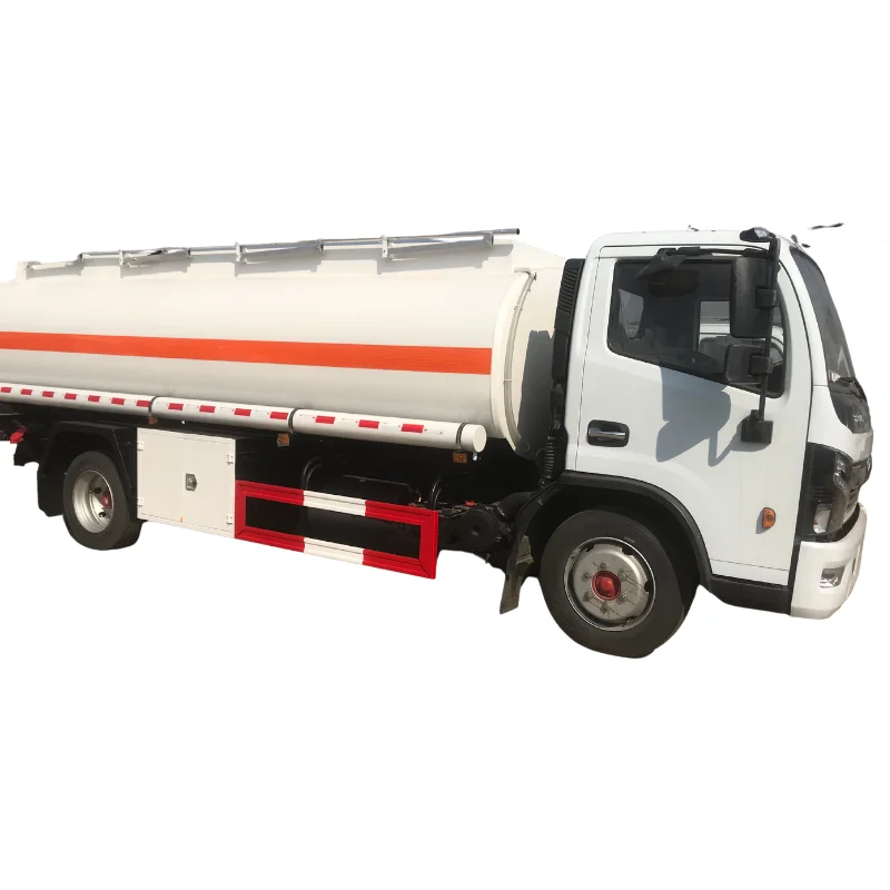 New 10KL DONGFENG captain CUMMINS 125hp fuel refueling tanker truck good price 2500gallons mobile oil dispensing truck new used