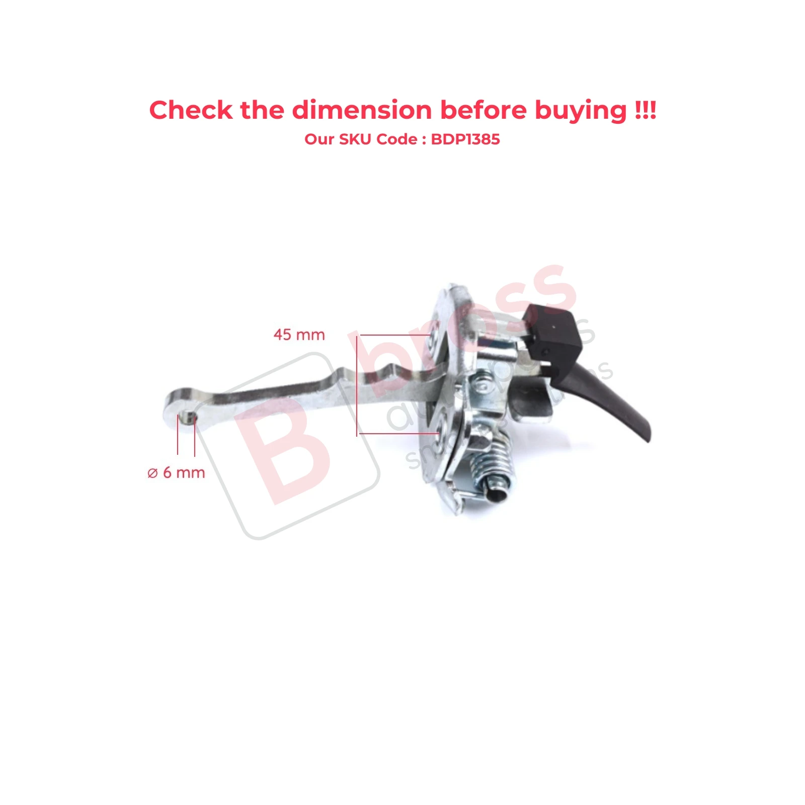 BDP1385  Door Stop Check Assy Limiter Strap for VW Lupo MK1 6X1 6E1 1998-2005 Seat Arosa 6H1 1997-2004 6E0837249C