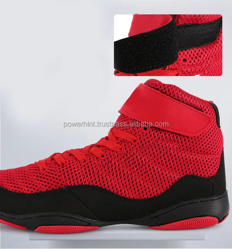 Best Selling Professional Bodybuilding Gym Sport Sneaker Training Boxing Boot Boxing Wrestling Shoe Fighting Weightlift