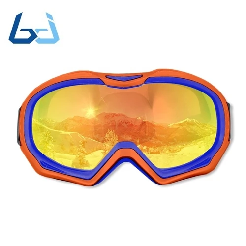 Borjye J120 Flexible frame orange night vision lens anti-fog eyewear