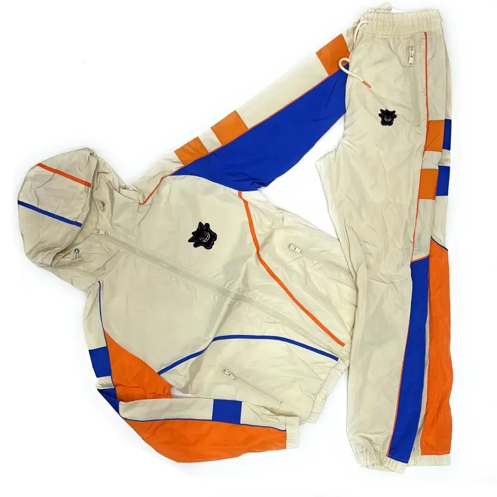 Summer High Quality Tracksuits Two Piece Custom Fitness Personalized Jogger Wind Breaker Set Oversize Hoodie Windbreaker For Men