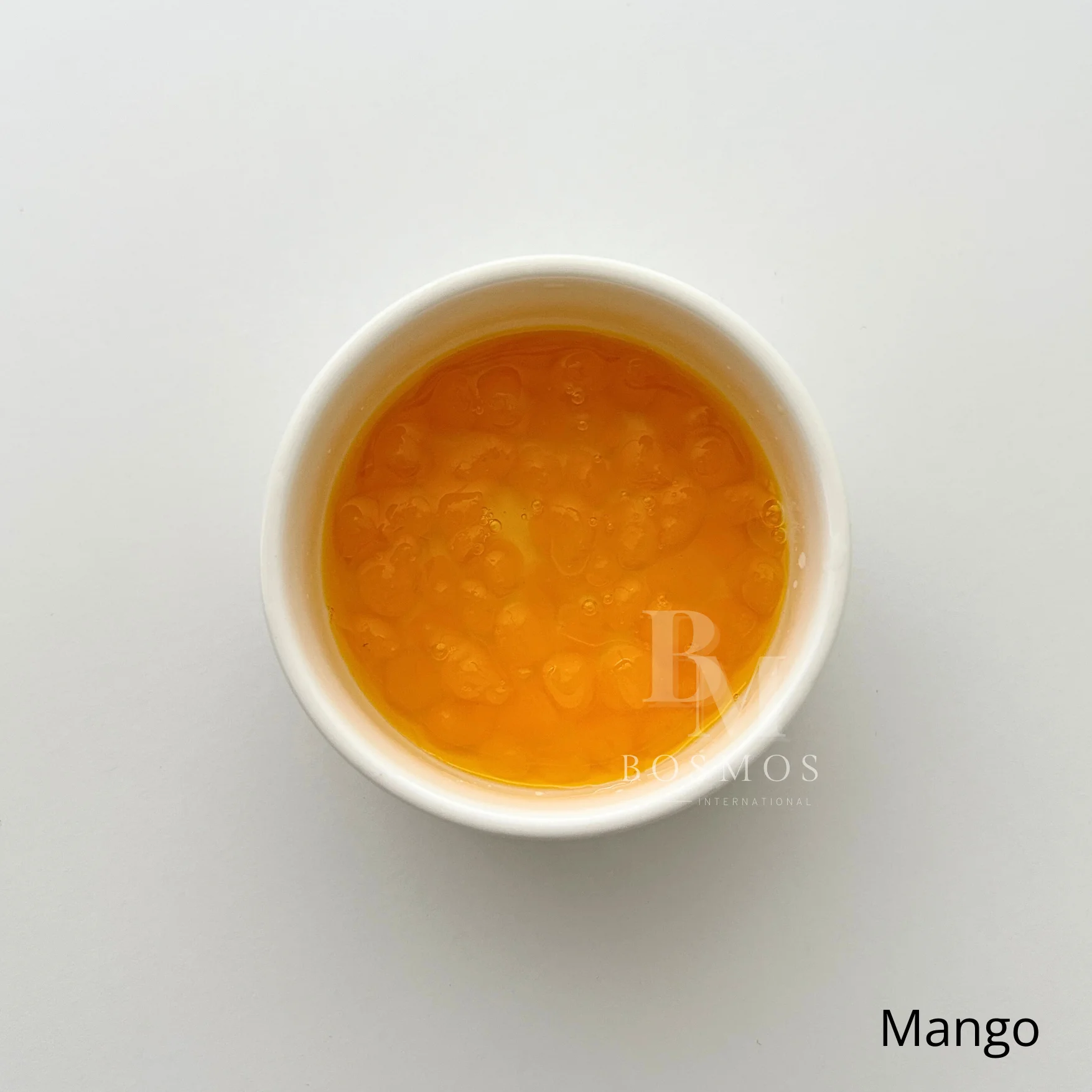 Bosmos_ Mango agar jelly pearl/ Crystal Boba 2kg- Best Taiwan Bubble Tea Supplier, Mango Crystal Boba