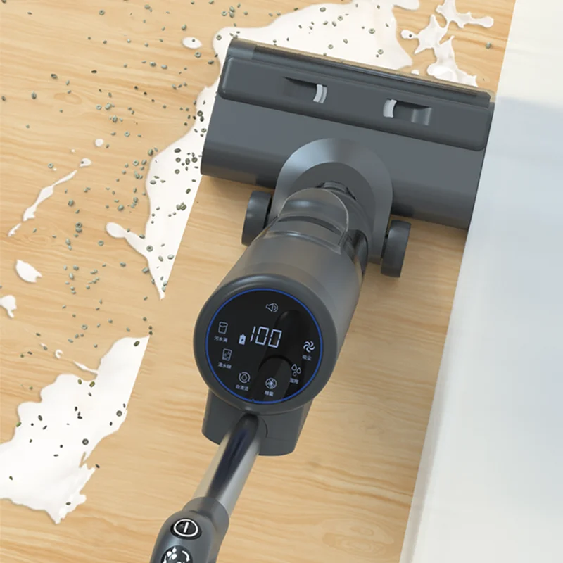 5000mAh Cordless Electric Mop Upright Vacuum Cleaner Wet Dry Floor Cleaning Machine Self-Cleaning Wireless Handheld Floor Washer