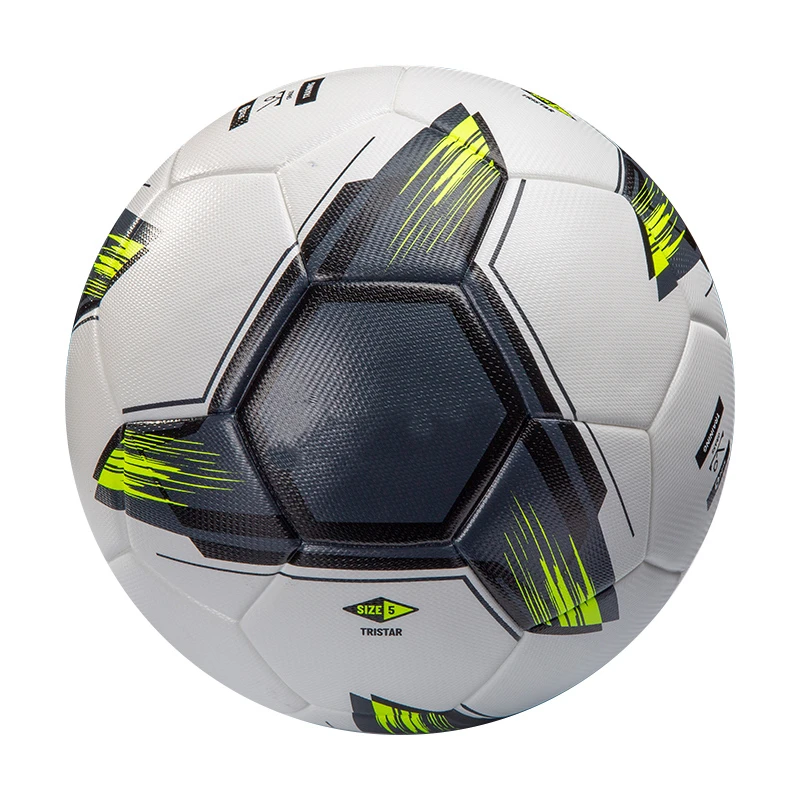Good quality size 5 leather soccer balls Holographic Reflective Soccer ball Custom Logo Football