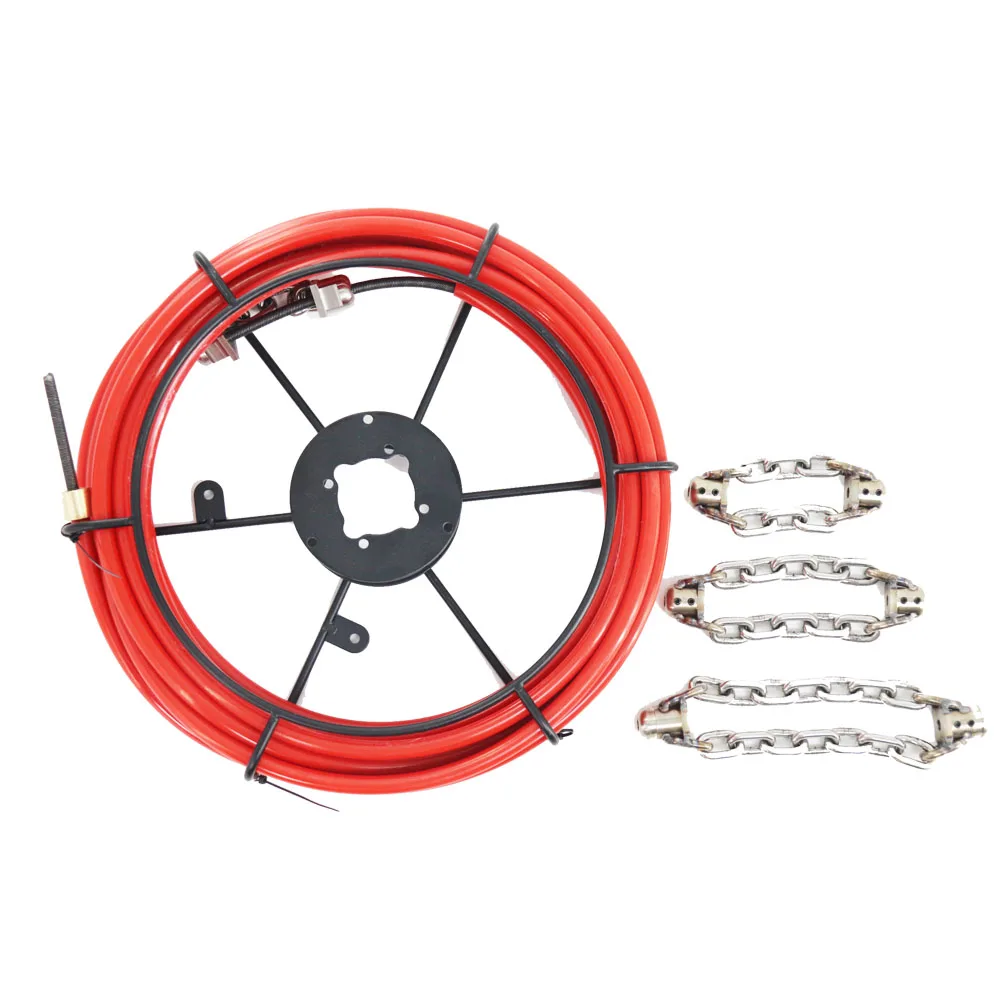 easy to carry and store   flex shaft drain cleaner cable for