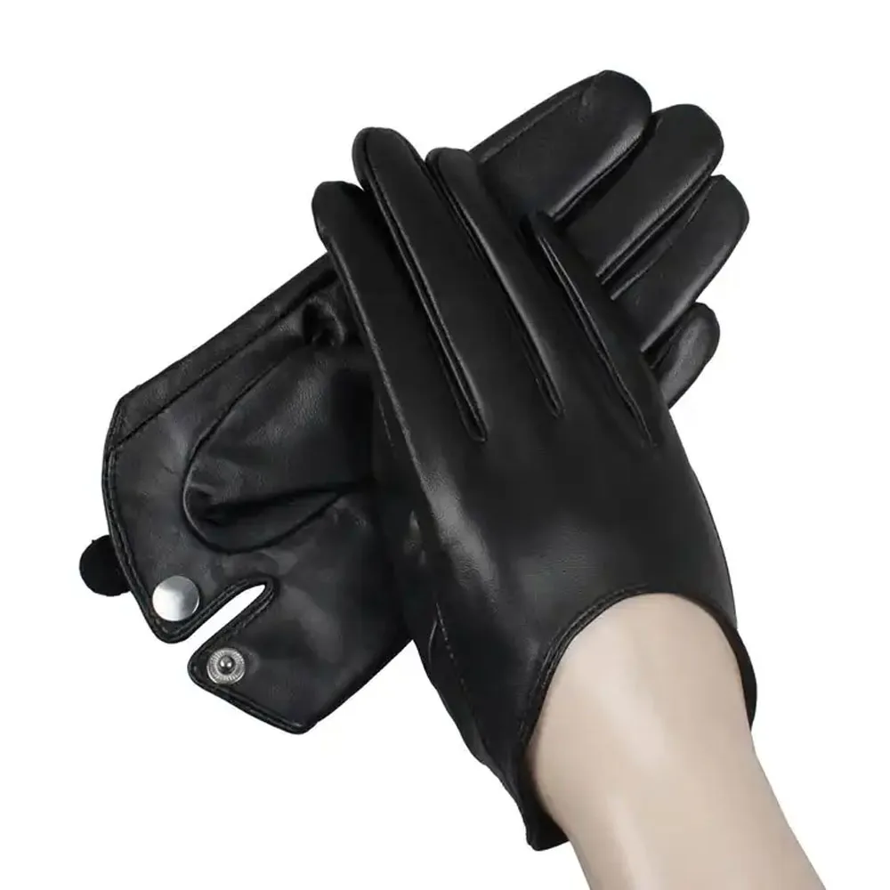 latest collection of wholesale leather gloves Cheap touch screen women fashion driving custom leather ladies gloves