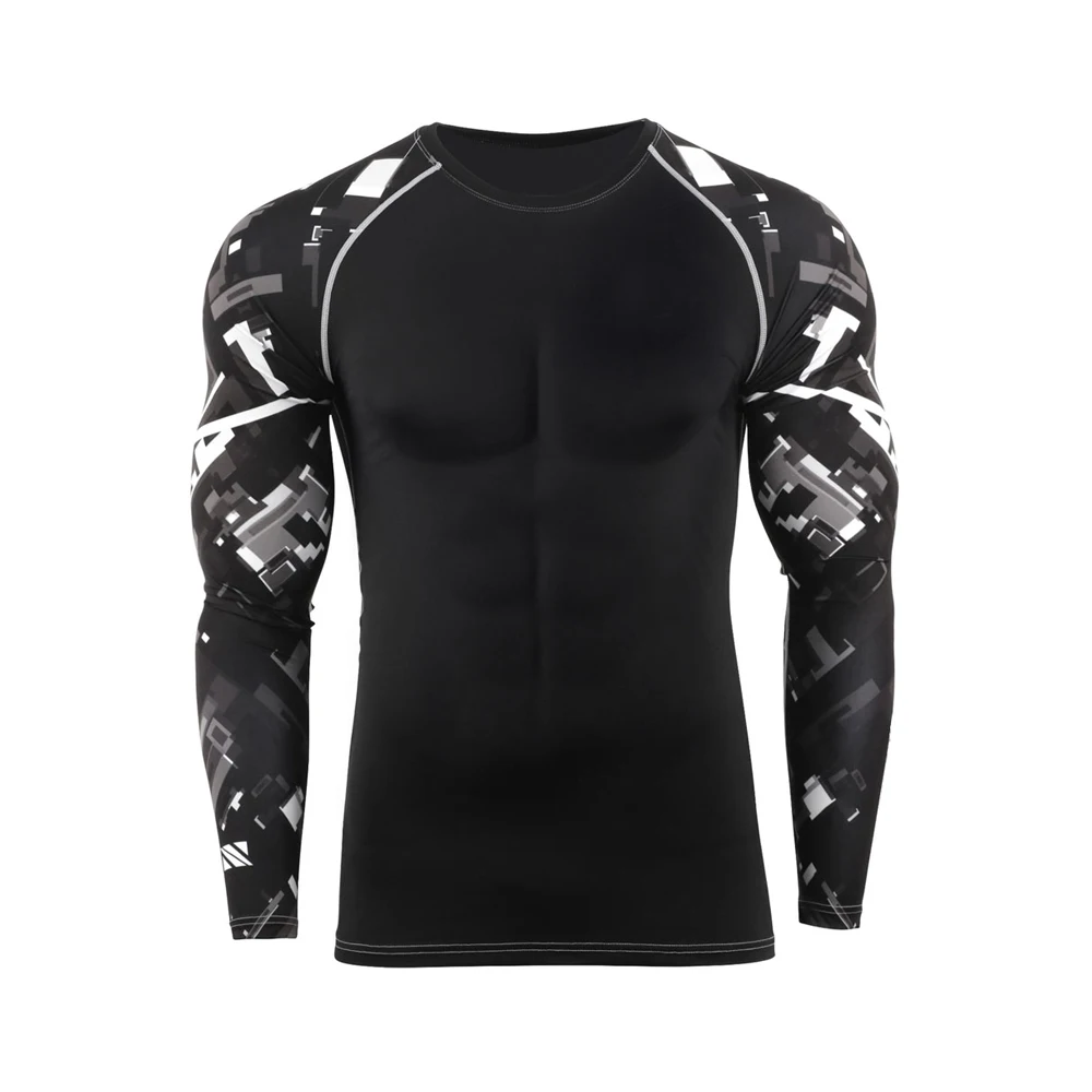 Sports Quality Men Wear Compression Tight Short Sleeves Rash Guard Wholesale Rash guards