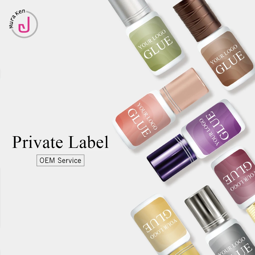 Customizable Private Label 5ml Eyelash Extension Adhesive Glue Fast Drying Latex-Free Professional Level Quick Setting Tech
