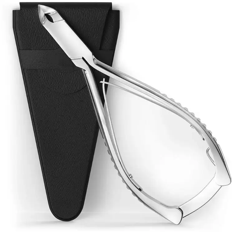 Professional High Quality Cuticle Trimmer with Extremely Sharp Stainless Steel Blades Manicure Pedicure Nail Nipper/Clipper Case