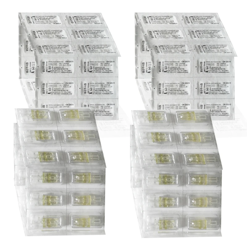 2022 korea disposable syringe stamp 5 pins 9pins multi-sample for injection pen type water mesotherapy crystal multi needle