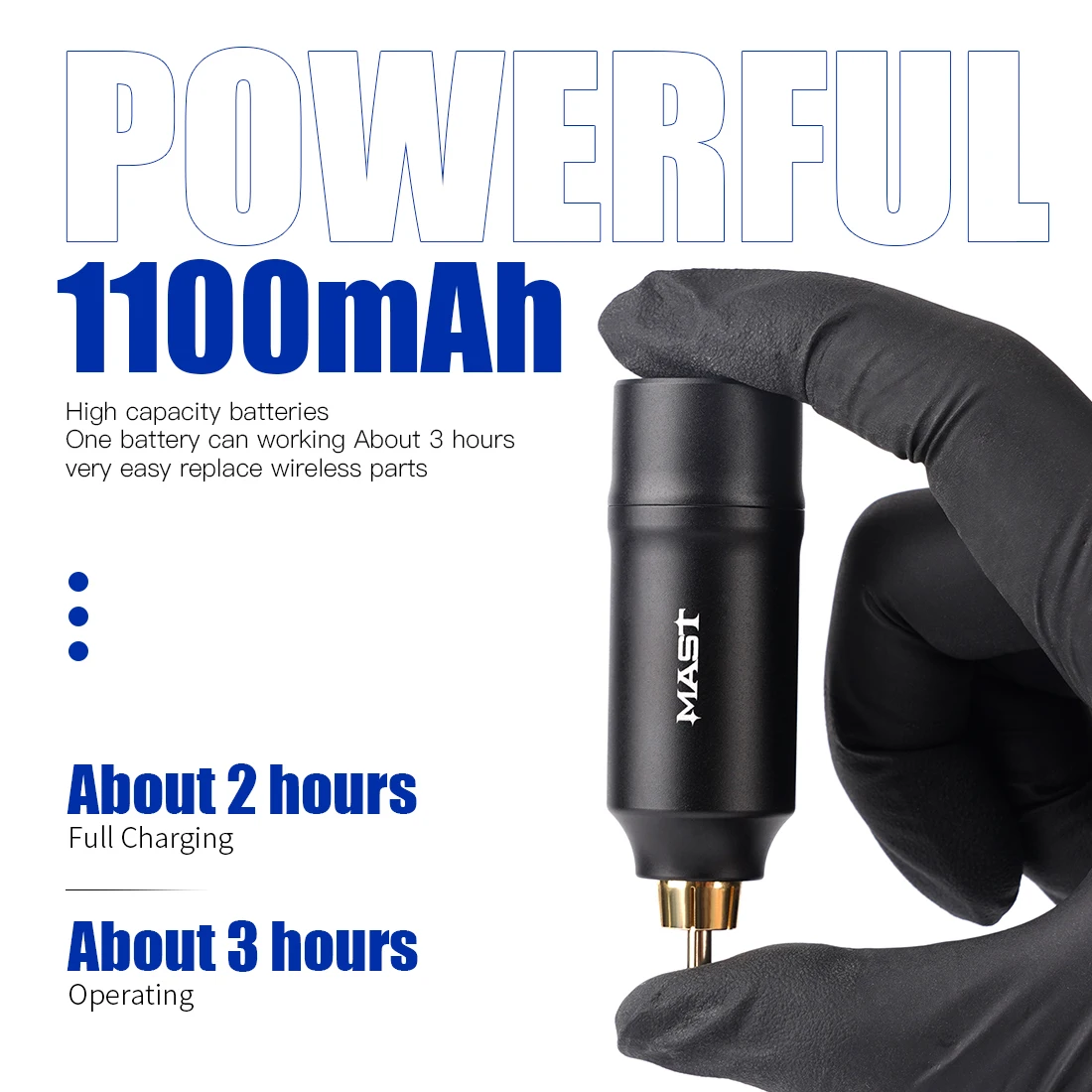 Dragonhawk MAST T2 Wireless Tattoo Power Supply