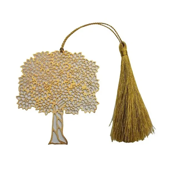 creative bookmark brass tree designing  book mark gift skeleton for the teacher For Company Gift best design