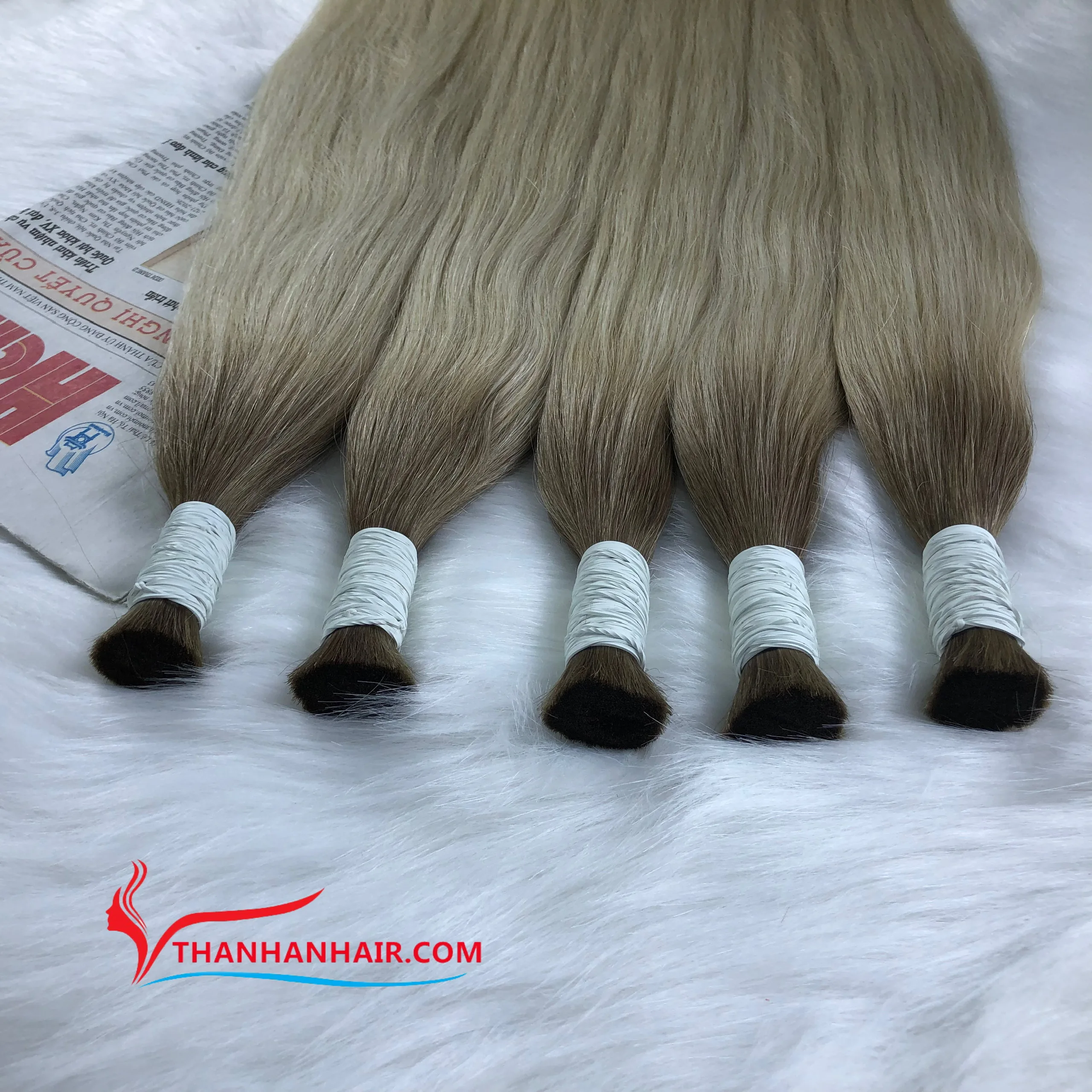 BEST TODAY Ombre Bulk Hair Extensions no shedding no tangle 100% Human Hair Ready to Ship alibaba