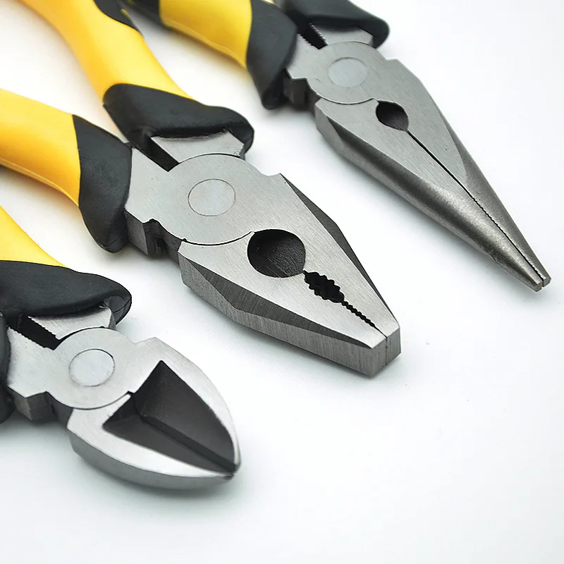 Hot selling multifunctional stainless steel wire pliers aluminums electrical pliers labor-saving pointed nose pliers
