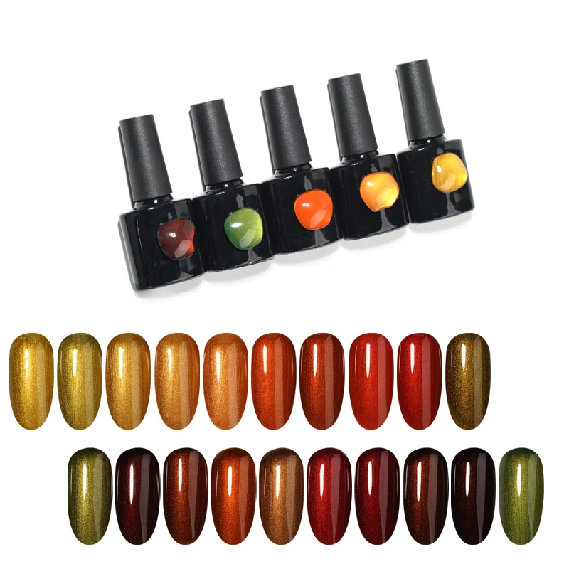 ICE NOVA Gold Silver Reflective Glitter Line Nail Gel 20 Color High-density Painting Gel Super-bright Metallic Gold Line Gel
