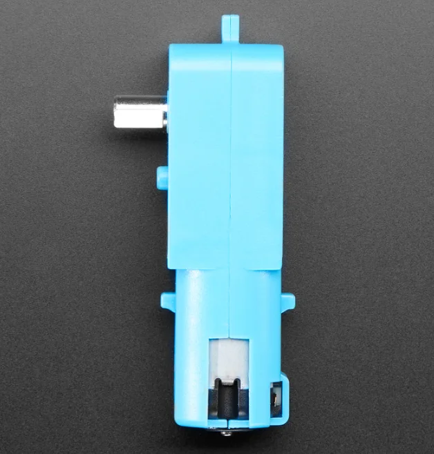 DC 3V-6V 1: 90 Blue Metal Gear Half Metal Single-Shaft Robot Intelligent Car Reduction Motor TT Motor