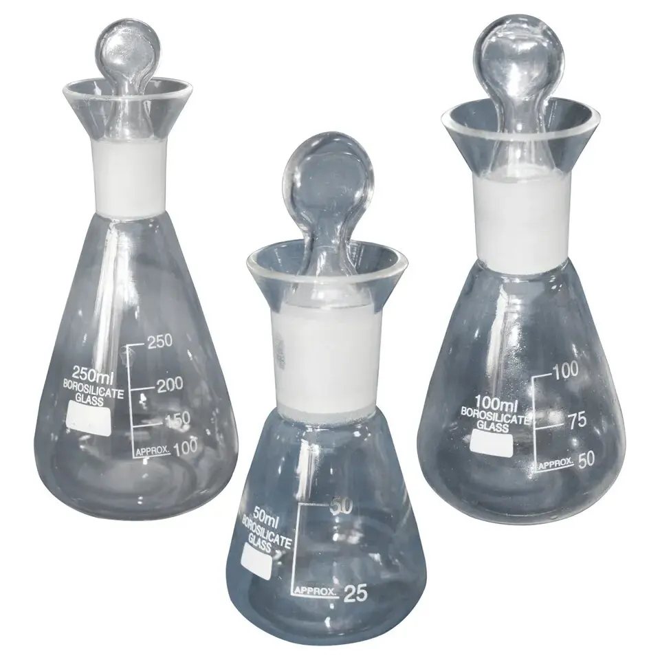 Йодная колба с наземным шарниром и стопором, стеклянная колба, боросиликатный радикальный производитель, высокое качество