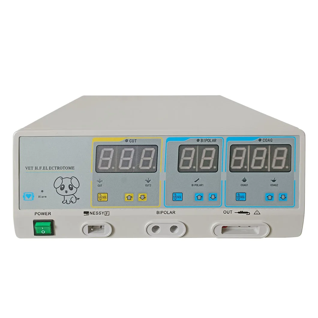 Professional Vet High Frequency Electrotome Veterinary Surgery Electrosurgical Unit Animal Diathermy Machine