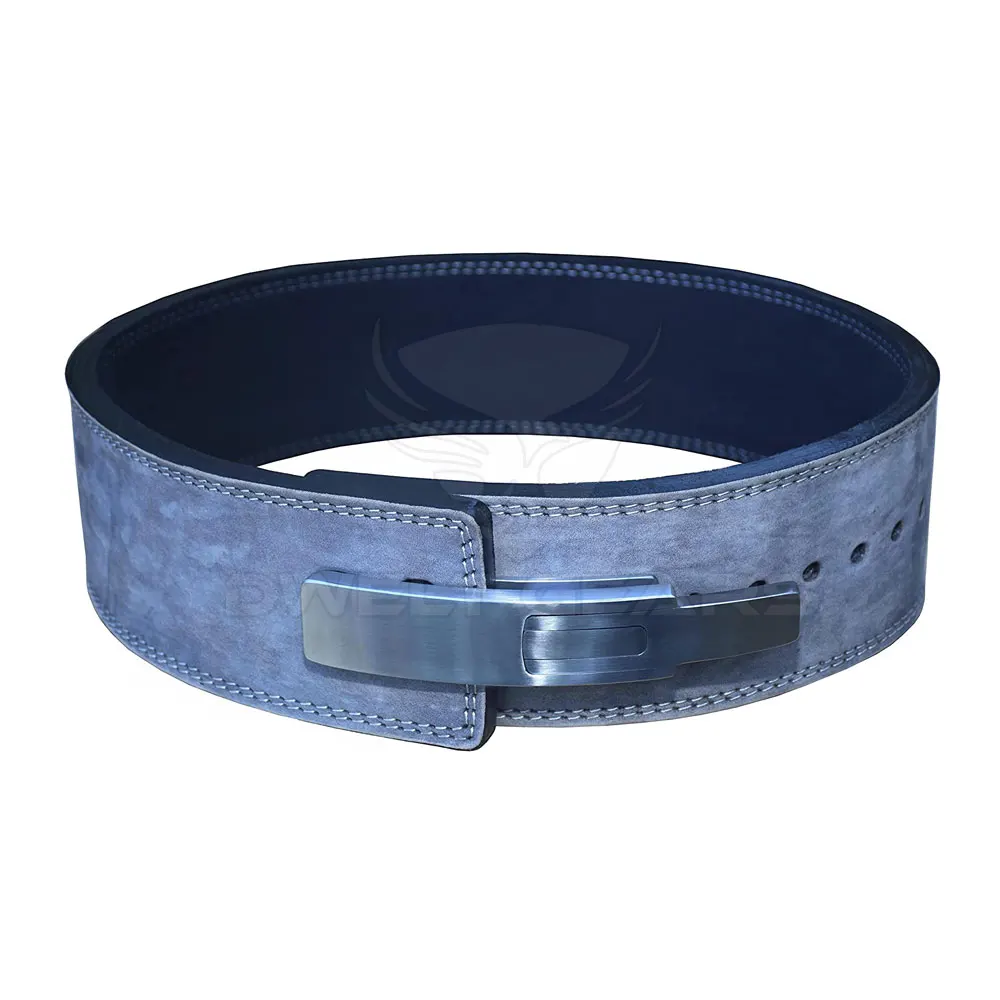 High Quality Waist Support Gym Fitness Power Workout Weight Lifting Belt Factory Customized Cow Leather powerlifting lever belts