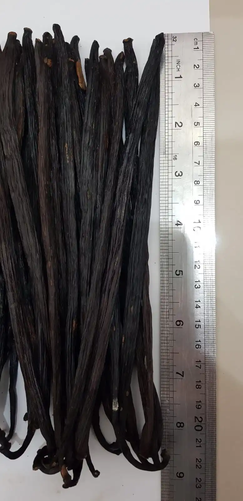 Vanilla Beans Grade Premium Gourmet Vacuum Packing Planifolia Origin Bali 20cm high vanilla contain moist
