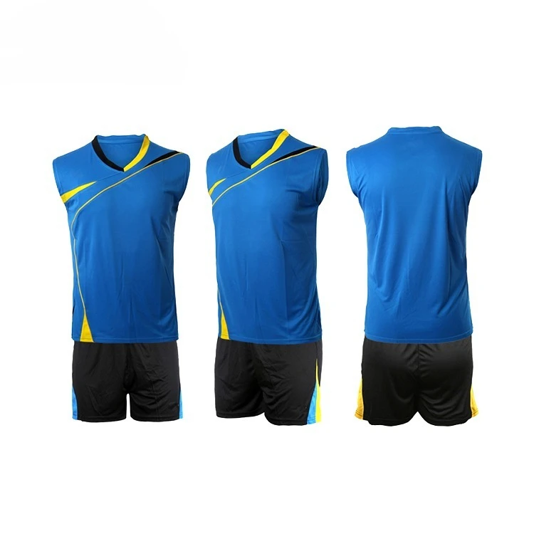 Latest Custom Black And Red Volleyball Uniform Design Team Mens Wear Volleyball Jersey