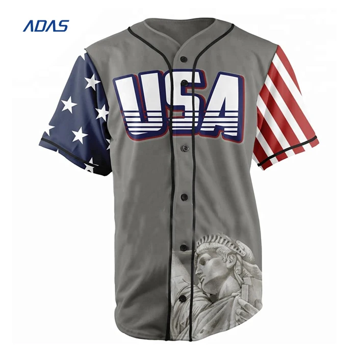Wholesale Fashion White Baseball Jersey, Custom Street Wear Sportswear Customized Printed Label & Woven Label Shirts & Tops Boys