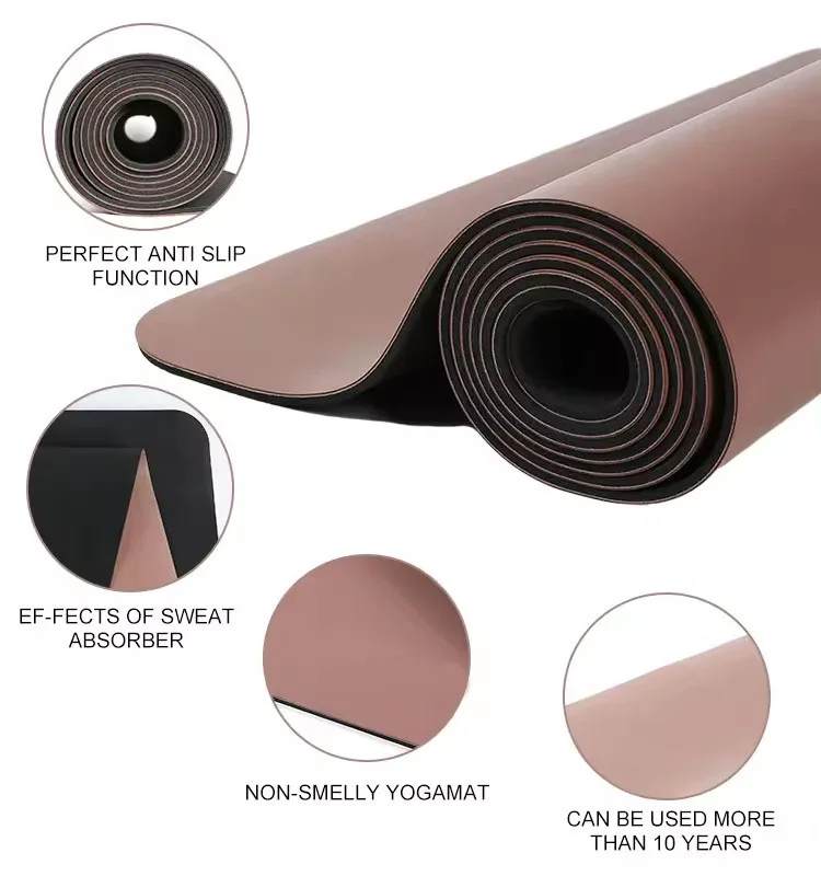 Eco-friendly yoga mats matt manufacturer, fitness mat yoga mate yoga mat, custom printed durable pu natural rubber yoga mat