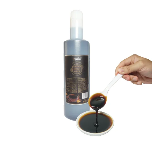 Top Selling Bubble Milk Tea Ingredients Brown Sugar Syrup Vietnam High Quality Export Standard By Privated Brand
