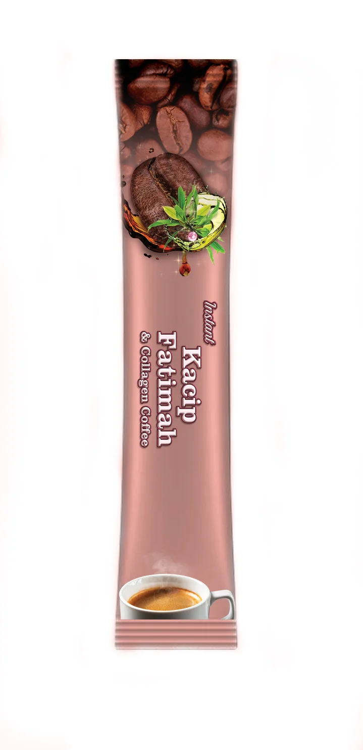 Ethical Indulgence Kacip Fatima Instant Coffee Halal Boxed Cream and Sugar Flavored Bitter Taste Always Delicious