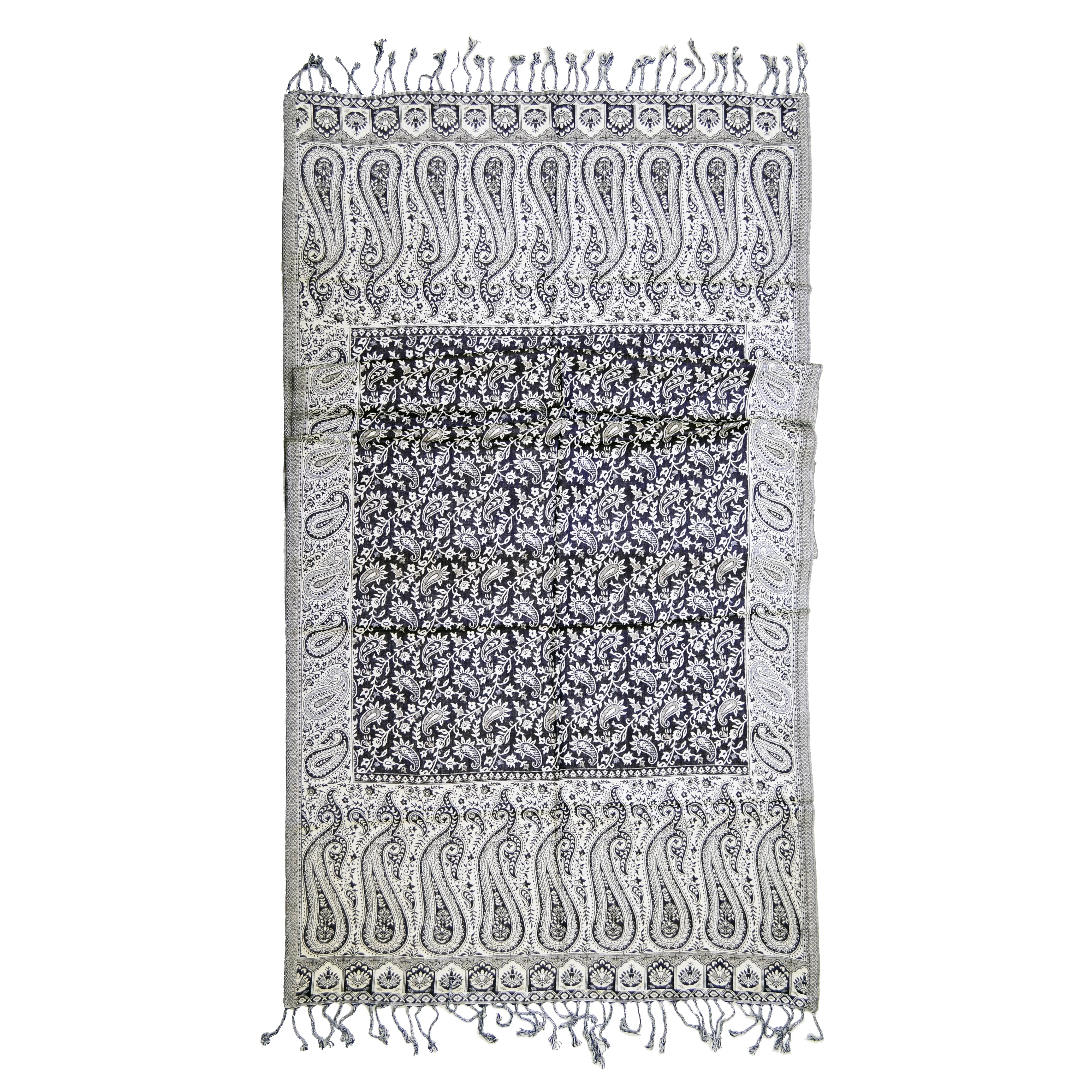 Designer Paisley Pattern Jamavar pashmina 100% rayon viscose for women wear premium quality pashmina shawls