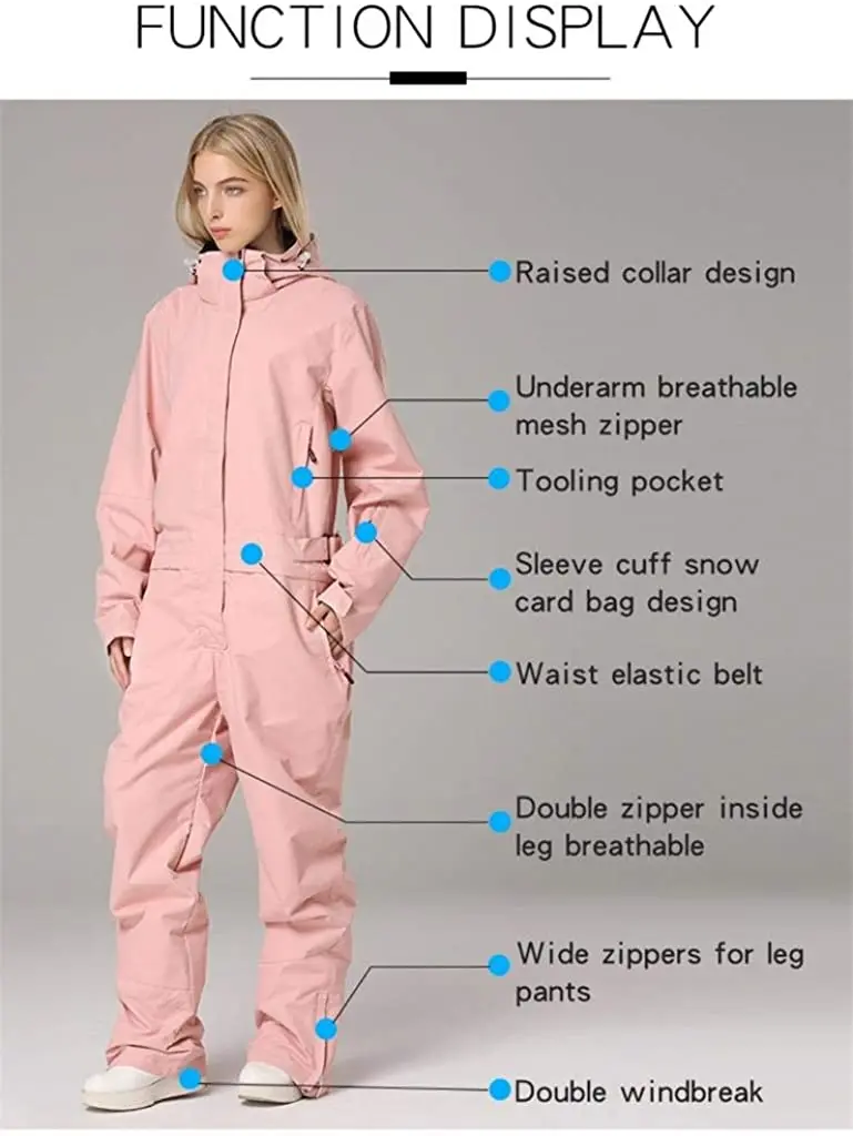 Wholesale Snow Suit One Piece Ski Suit Waterproof Windproof Oem