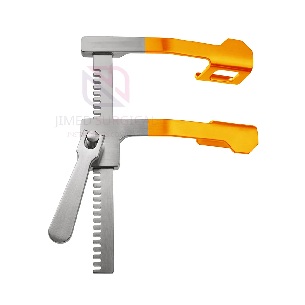 Custom Made Rib Spreader Half Gold German Stainless Steel Best Quality Finochietto Rib Spreaders With Adjustable