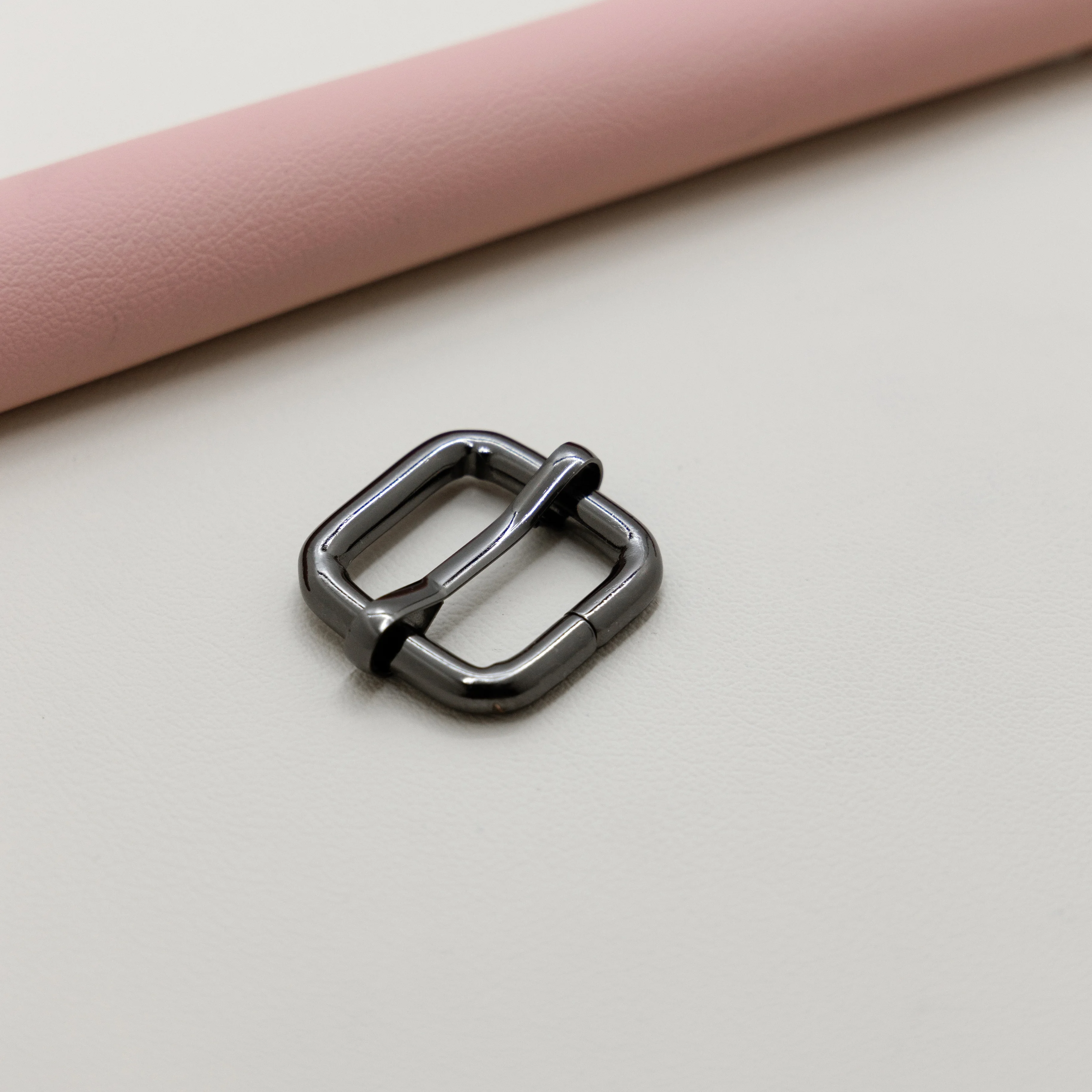 ZF Heavy-Duty 15mm Metal Shoulder Strap for Leather Bags Web Square Adjust Tri-Glide Buckle Bag Parts & Accessories