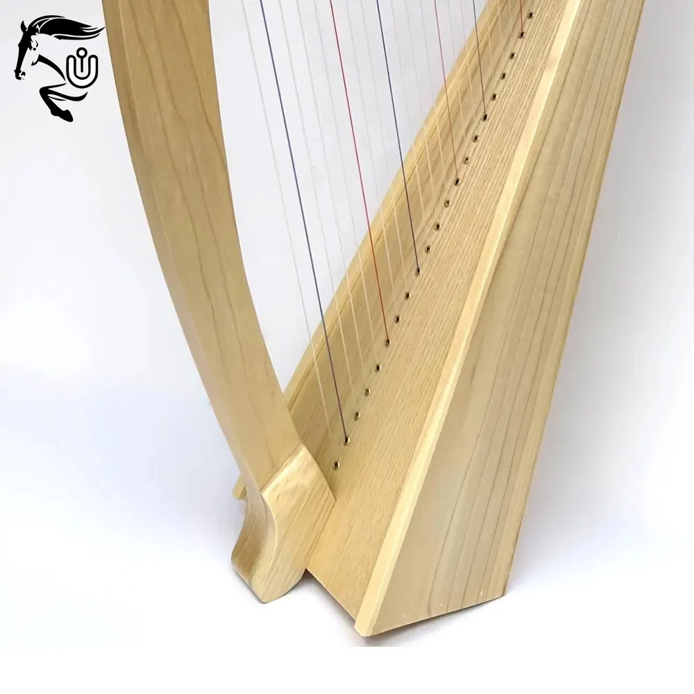 Top Quality High Standard Irish Harps Customized Made Wood Material Wholesale Price Full Size Irish Harps