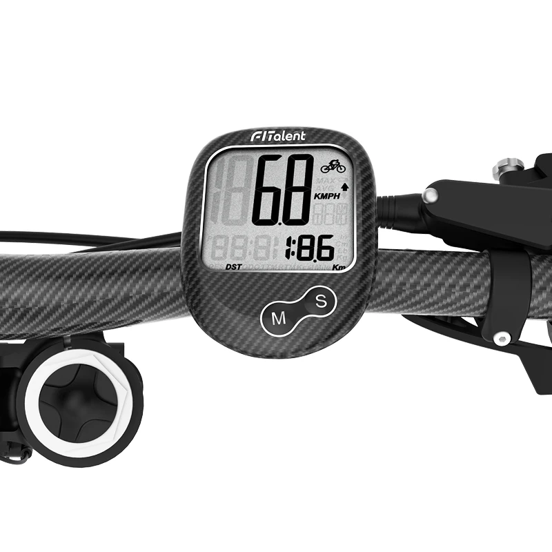 Wireless Bike Computer Waterproof Bicycle Speedometer and Odometer with LCD Display Cycling Stopwatch