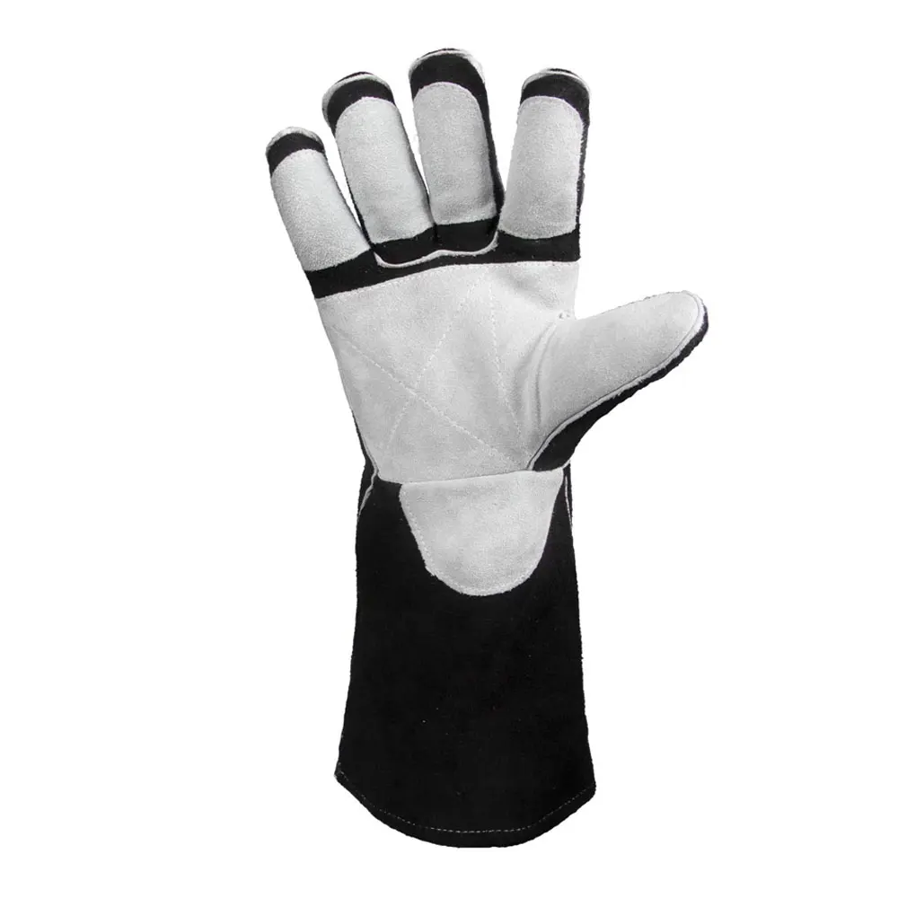 Top Quality 100% Genuine Cowhide Leather Welding Gloves For Men / Factory Wholesale Price Leather Welding Gloves