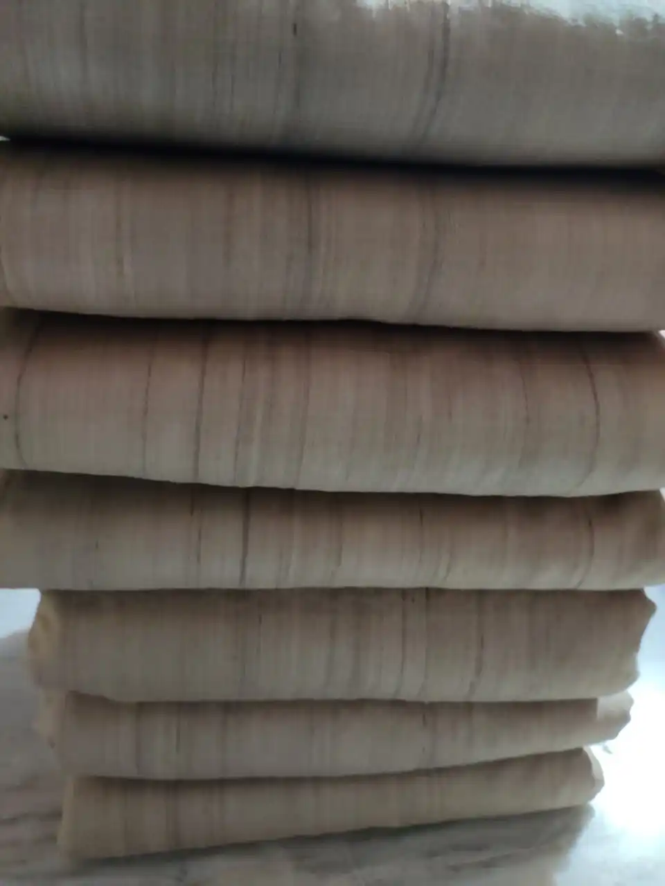 100% pure Handloom raw silk fabric Unique and Luxurious Best Quality Tassar silk fabric for apparel and home furnishing product