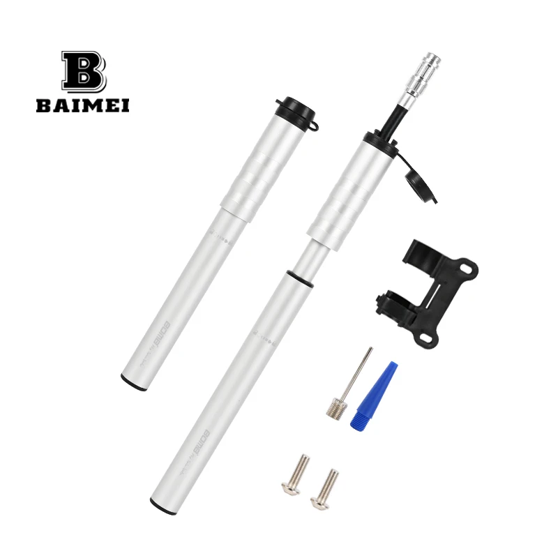 BM New image air pump suitable for electric scooter mini portable bicycle pump skateboard tire inflator electric scooter pump