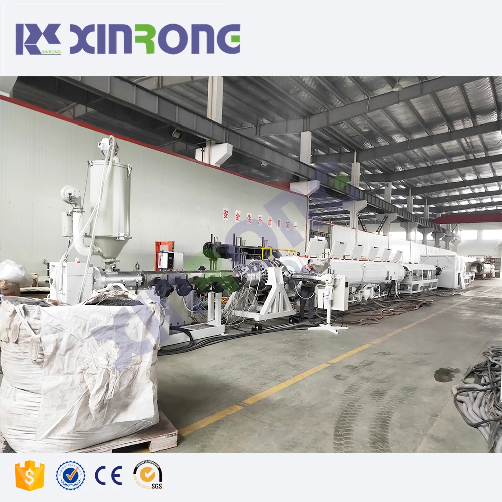 high efficiency screw & barrel, PE PP PPR Pipe machine price hdpe pipe making machine