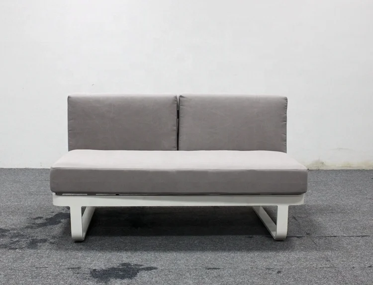 Classical design outdoor furniture hotel terrace patio garden sofa set deep seat aluminum frame garden sofa with coffee table