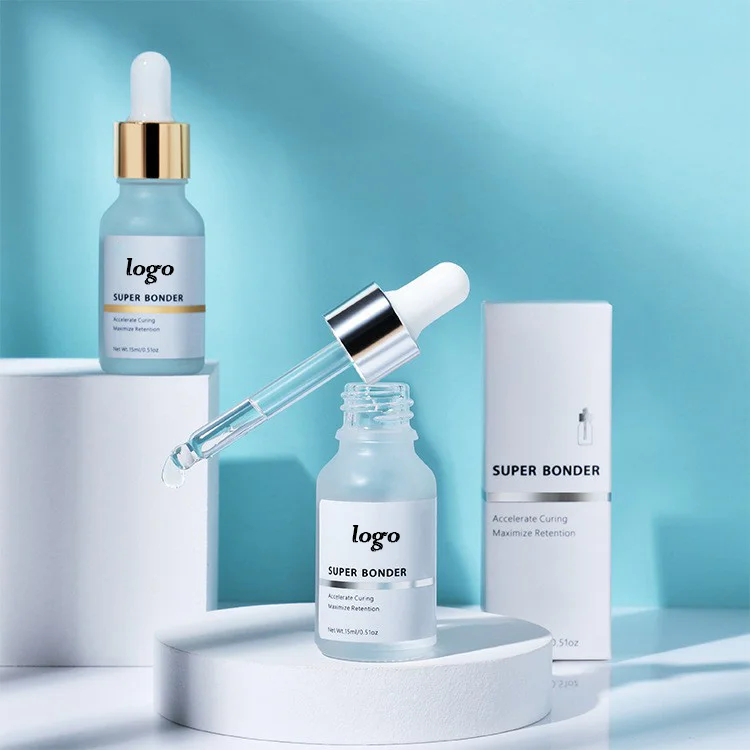 Private label korea hypoallergenic long lasting sealant eyelash primer glue bonder seal for lashes