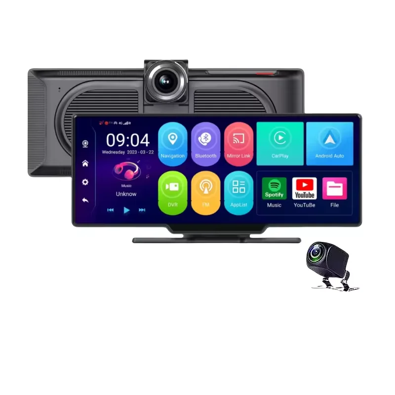 Car DVR Camera 4G Android13 Dash Camera WiFi GPS Recorder 1080P FHD Dual Lens Car Dash Cam ADAS Registrar DVRs Carpaly
